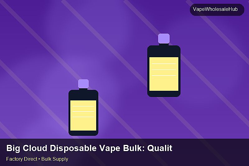 Big Cloud Disposable Vape Bulk โ Big Cloud Disposable Vape Bulk: Quality Inspection Checklist | 2026 Edition photo 2