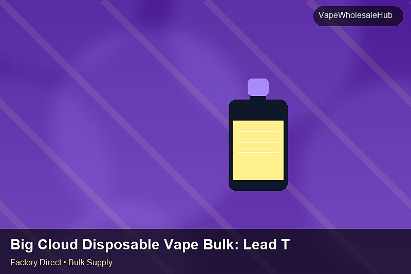 Big Cloud Disposable Vape Bulk — Big Cloud Disposable Vape Bulk: Lead Time & MOQ | 2026 Edition photo 2